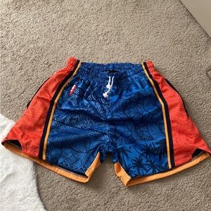 We Believe Tribal Golden State Warriors Hoop Shorts size M